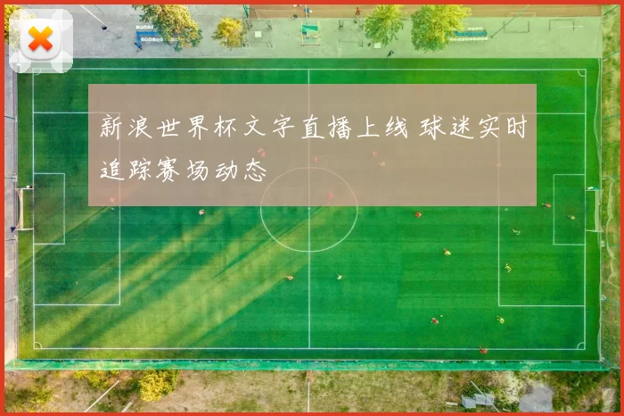 新浪世界杯文字直播上线 球迷实时追踪赛场动态