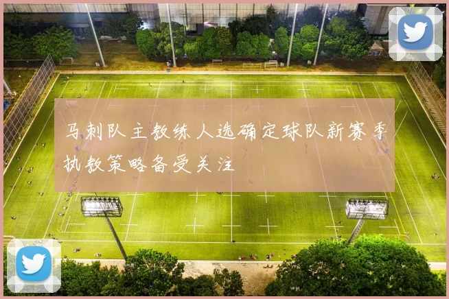 马刺队主教练人选确定球队新赛季执教策略备受关注